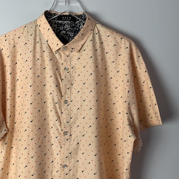 SSLR Button Down Short Sleeve Shirt XL - Picture 3 of 10